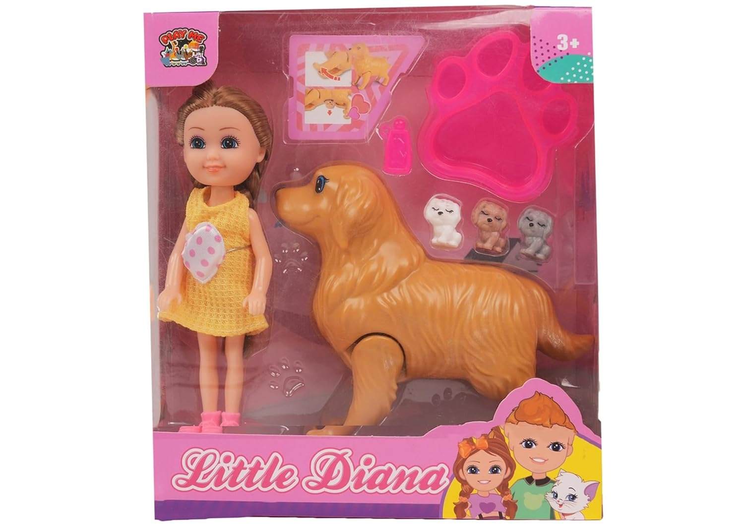 BONECA NINI LOVE C/ PETS